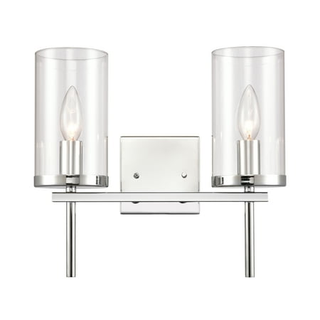 

Elk Home Oakland 13.5 Wide 2-Light Vanity Light - Chrome