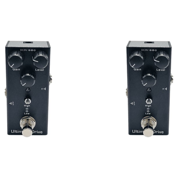 2uds. Compresor de guitarra Booster eléctrico estable para instrumentos musicales (BF2)