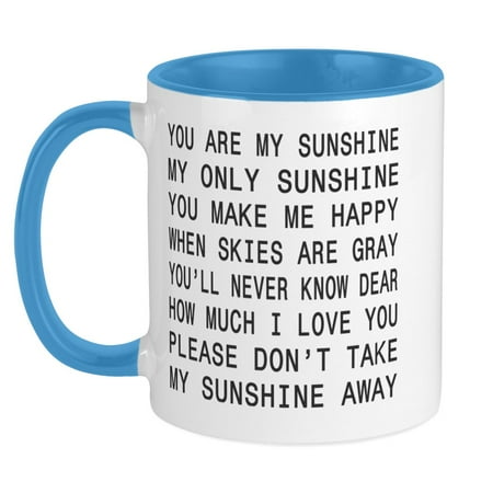 

CafePress - You Are My Sunshine Mug - Ceramic Coffee Tea Novelty Mug Cup 11 oz