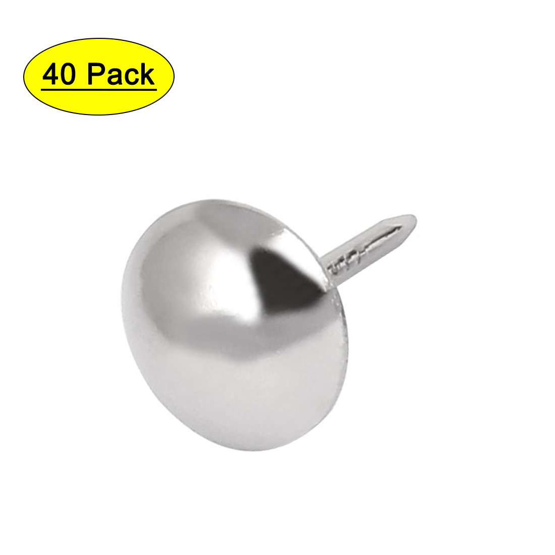 7/16" Dia Stainless Steel Upholstery Tack Nail Decorative Thumbtack 40PCS
