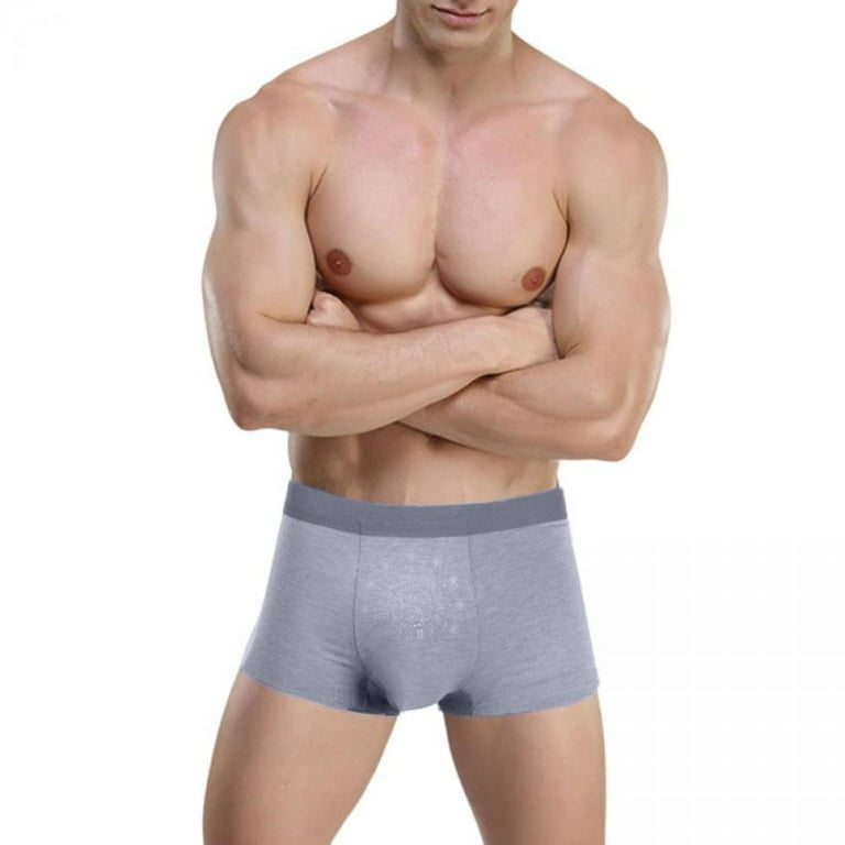 Men's Underwear Boxer Briefs, Cool Dri Moisture-Wicking Underwear, Cotton  No-Ride-Up for Men, 3 Packs
