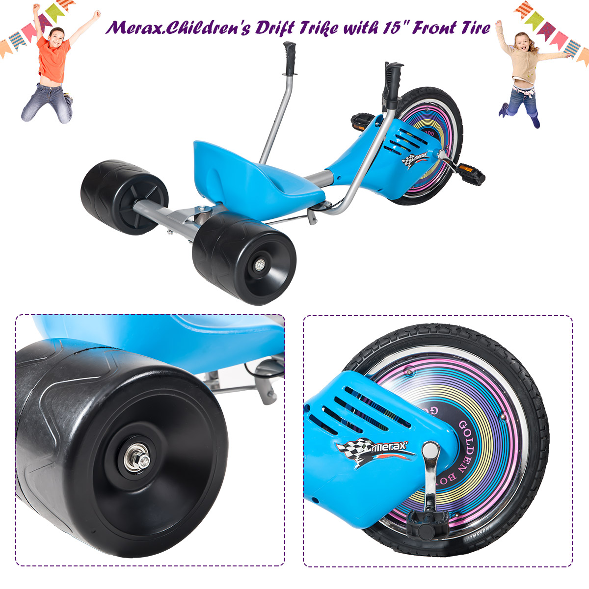 JUMPER 360 Drifting Trike Hoverboard w 