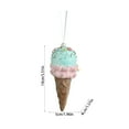 thumbnail image 3 of TOPRenddon Ice Cream Party Decorations Ornaments, Christmas Tree Hanging Candy Gift, Macaron Color Dessert Ice Cream Pendant Set for Xmas New Year Easter Birthday Home Party Supplies, 3 of 6