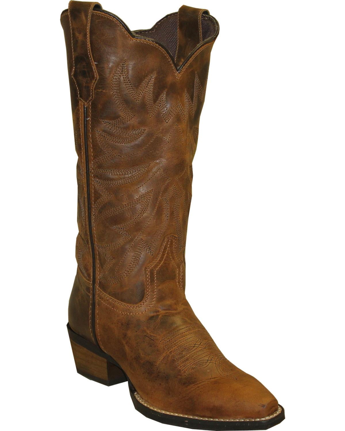 G1201 CORRAL Women's Cognac Antique Saddle Cowgirl Boot Snip Toe 