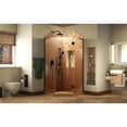 thumbnail image 5 of DreamLine Prism Plus 34 in. x 72 in. Frameless Neo-Angle Hinged Shower Enclosure in Satin Black, 5 of 12