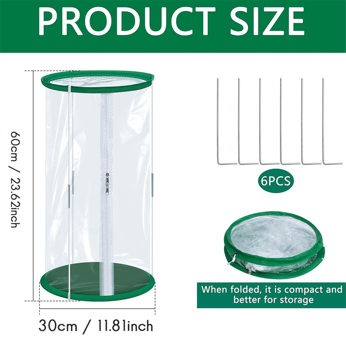 2Pcs PVC Mini Greenhouse, 23.6 X 11.8inch Transparent Flower Plant Mini Greenhouse Cover, Portable Plant Protector