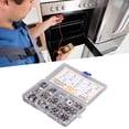 thumbnail image 1 of Kit de Laveuses, Écrous de Verrouillage en Nylon Tailles Standards Multifonctionnels Haute Résistance M4 M5 M6 M8 M10 M12 pour Réparations Électroniques pour Projets DIY, 1 of 7