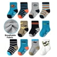 thumbnail image 5 of TELOLY 12Pairs Kids Socks,1-3Years Old Non Slip Socks,Girls and Boys Baby Girl Socks,Combination3,M, 5 of 7