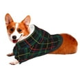 thumbnail image 2 of Bingfone Buffalo Plaid Dark Green Dog Clothes Hoodie, Pet Winter Coat,Puppy Sweatshirts For Small Dogs Boy Girl,Suitable For All Breeds-Xx-Large, 2 of 9