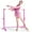 Pink, variant on Costway 51'' Portable Freestanding Stretching Dancing Ballet Bar with4 Adjustable Heights Purple