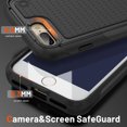 thumbnail image 4 of LeYi for iPhone 7/8 Plus Case, [with 2 pcs Tempered Glass Screen Protector] Cover for iPhone 7/8 Plus 5.5" - Black, 4 of 9