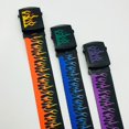 thumbnail image 2 of Women Men Jeans Versatile Waist Band Canvas Strap Hip Hop Belt Automatic Buckle Waistband ORANGE, 2 of 8