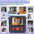 thumbnail image 3 of Instant Print Camera for Kids, Christmas Birthday Gifts for Girls Boys, HD Digital Video Cameras for Toddler, Portable Toy for 4 5 6 7 8 9 10 Year Old Girl with 32GB SD Card-Purple, 3 of 7