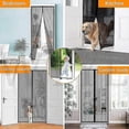 thumbnail image 4 of Magnetic Door Window Mosquito Net 120x210cm, Self-adhesive Mesh Encryption Mosquito Net, Anti Mosquito Magnetic Curtain Automatic Closing, No Drilling, 4 of 5
