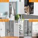 thumbnail image 4 of Magnetic Door Window Mosquito Net 120x210cm, Self-adhesive Mesh Encryption Mosquito Net, Anti Mosquito Magnetic Curtain Automatic Closing, No Drilling, 4 of 5