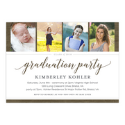 Looking Back Graduation Invitation