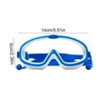 thumbnail image 3 of CxhicLuv Kids' Swim Goggles, 5.5×2.4 Inch, Safe, Anti-Fog, Adjustable, Ideal for Swimming Lessons, Pools, Plastic & Soft Silicone, Suitable for Kids Aged 3-9, Young Swimmers, 3 of 6