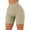 Khaki, variant on Quick Drying Body Shaping Yoga Shorts, Ladies High Waist Soft Elastic Slim Daily Gym Shorts Mint Green XS