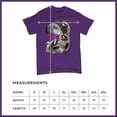 thumbnail image 7 of Racoons Howling at the Moon T-shirt Funny Galaxy Wildlife Universe Humor Weird Animal in Space Men's Tee, 7 of 7
