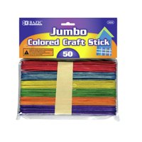 Bazic Craft Sticks (Set of 50)