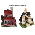 thumbnail image 2 of Cute Mini Resin House Miniature House Fairy Garden Landscape Home Garden Decoration Resin Crafts 4 S, 2 of 5