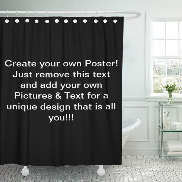 Shower Curtain 66x72 Inch, Create Own Shower Curtain