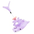 thumbnail image 1 of Cat Turntable Ball Toy, Interactive Cat Turntable Ball Toy with Feather Stick 3 Balls Relieve Boredom Exercise Play Anxiety Durable Material Multifunctional Cat Turntable Ball Toy, 1 of 7