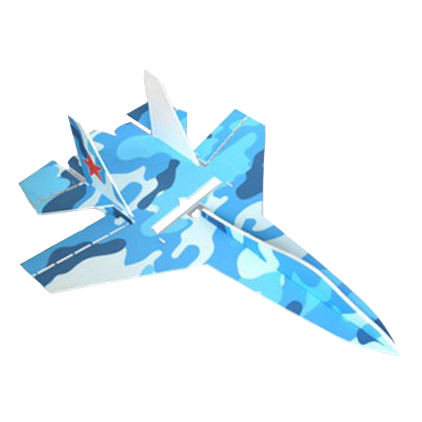 QccHieUs 4CH Fixed Wing Airplane Anti Collision Unassembled Kit Remote Control Plane Easy
