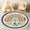 Color 4, variant on Washable 6ft Round Rug, Colorful Rainbow Inspirational Message Be Kind Area Rugs with Tassels Boho Kids Rug Non-Slip Soft Bedroom Carpet for Classroom Teepee Princess Castle