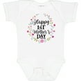 thumbnail image 3 of Inktastic Happy 1st Mothers Day Girls Girls Baby Bodysuit, 3 of 5