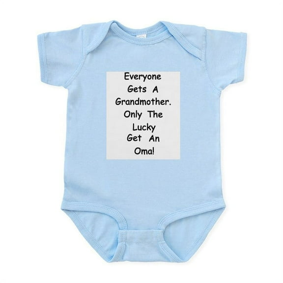 CafePress - Oma Infant Bodysuit - Baby Light Bodysuit, Size Newborn - 24 Months