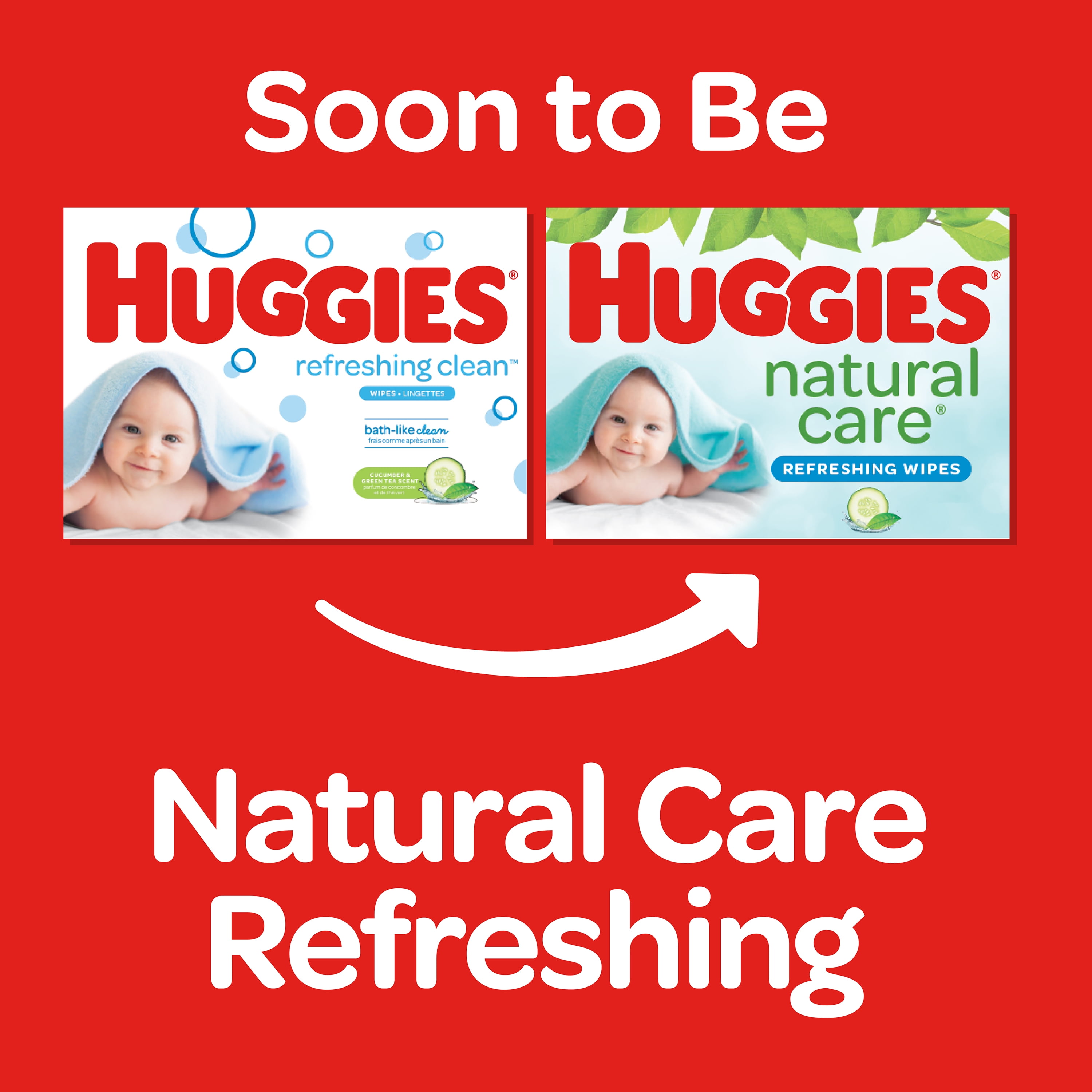 Huggies Refreshing Clean Baby Wipes Cucumber Scent 560 Count