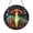Acrylic 3.5 Inch, variant on Alien Spaceship Window Hanging – Decorative Stained Glass Style Suncatcher