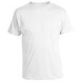 thumbnail image 1 of Lot de 3 à 6 T-Shirts pour Hommes Sans Étiquette en Coton 100 % Col Rond sous-Vêtement Tee Blanc Neuf, 1 of 13
