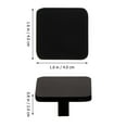 thumbnail image 2 of LABSERRON Black Metal Knob for Kitchen and Bathroom Cabinets, 2 of 8