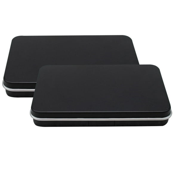 BRIGHTFUFU 2 piezas Cajas de sombras de ojos vacías Cajas de maquillaje de sombras de ojos Cajas de maquillaje de bricolaje con espejo