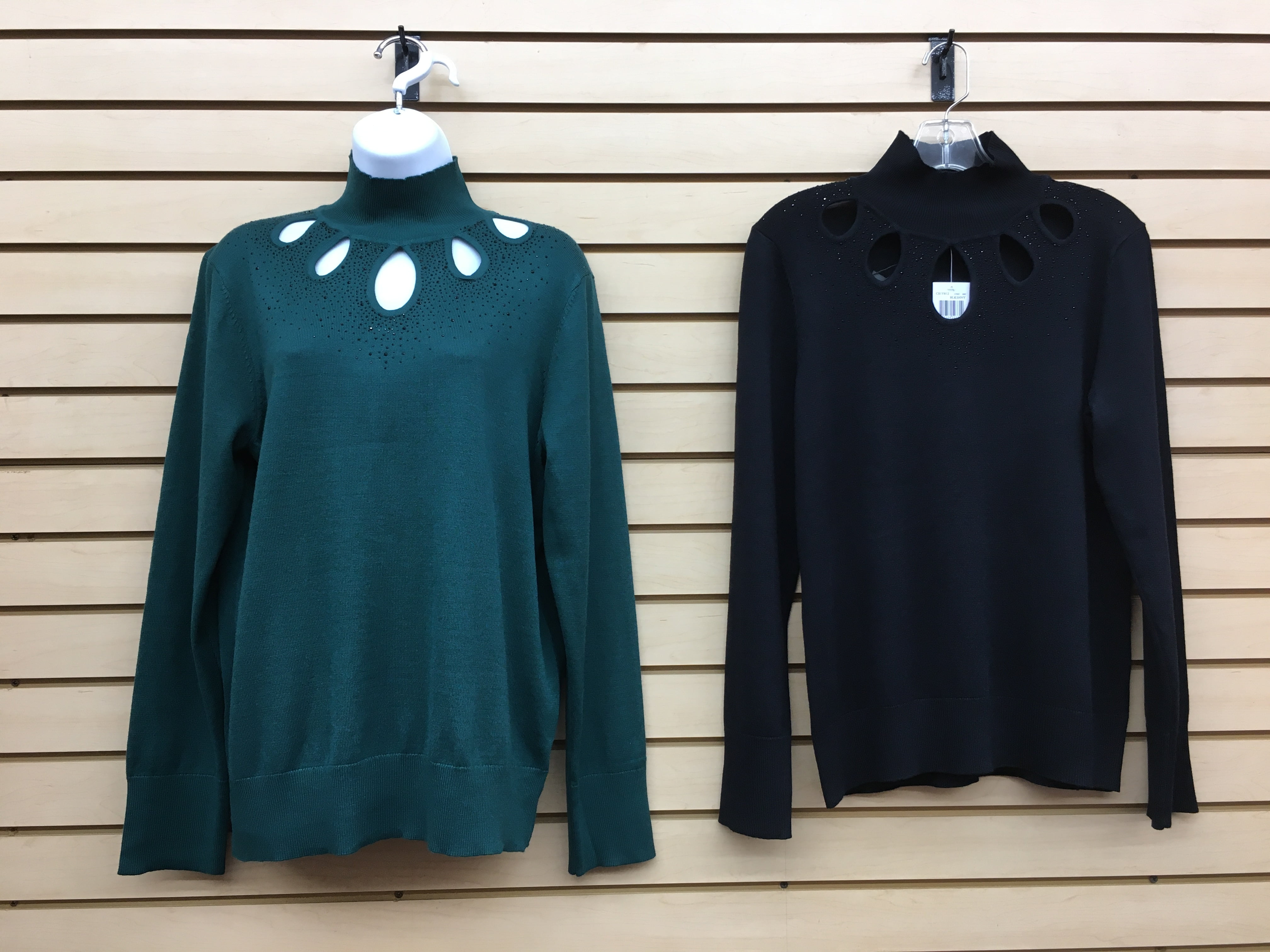 sweater , Cable \u0026 Gauge , black , L 