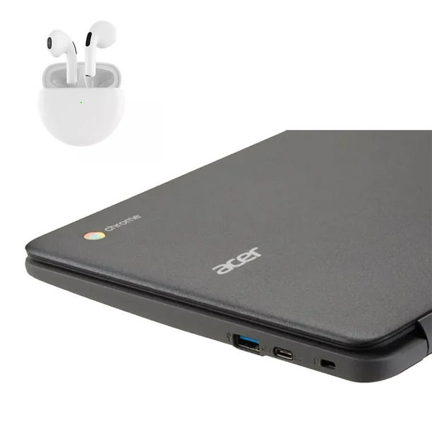 Restored Acer Chromebook 11 C732, Intel Processor, 4GB Memory, 32GB SSD, Wi-Fi, Webcam with Pro 6 Wireless Earbuds (Refurbished) Restored Acer Chromebook 11 C732, Intel Processor, 4GB Memory, 32GB SSD, Wi-Fi, Webcam with Pro 6 Wireless Earbuds (Refurbished)