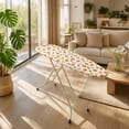 thumbnail image 6 of Ironing Board Cover 15"x47" Extra Thickened Cloth, Scorch and Stain Resistant Padding, Standard Size Iron Board Cover with Fasteners Heavy Duty Elastic Edge, Heatproof Checkered (No Pad Included), 6 of 7