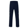 thumbnail image 3 of Njoeus Men Pants Casual Slim Fit Mens Pants Casual Men Solid Casual Multiple Pockets Tether Closure Outdoor Straight Type Fitness Pants Cargo Pants Trousers Mens Khaki Pants, 3 of 3
