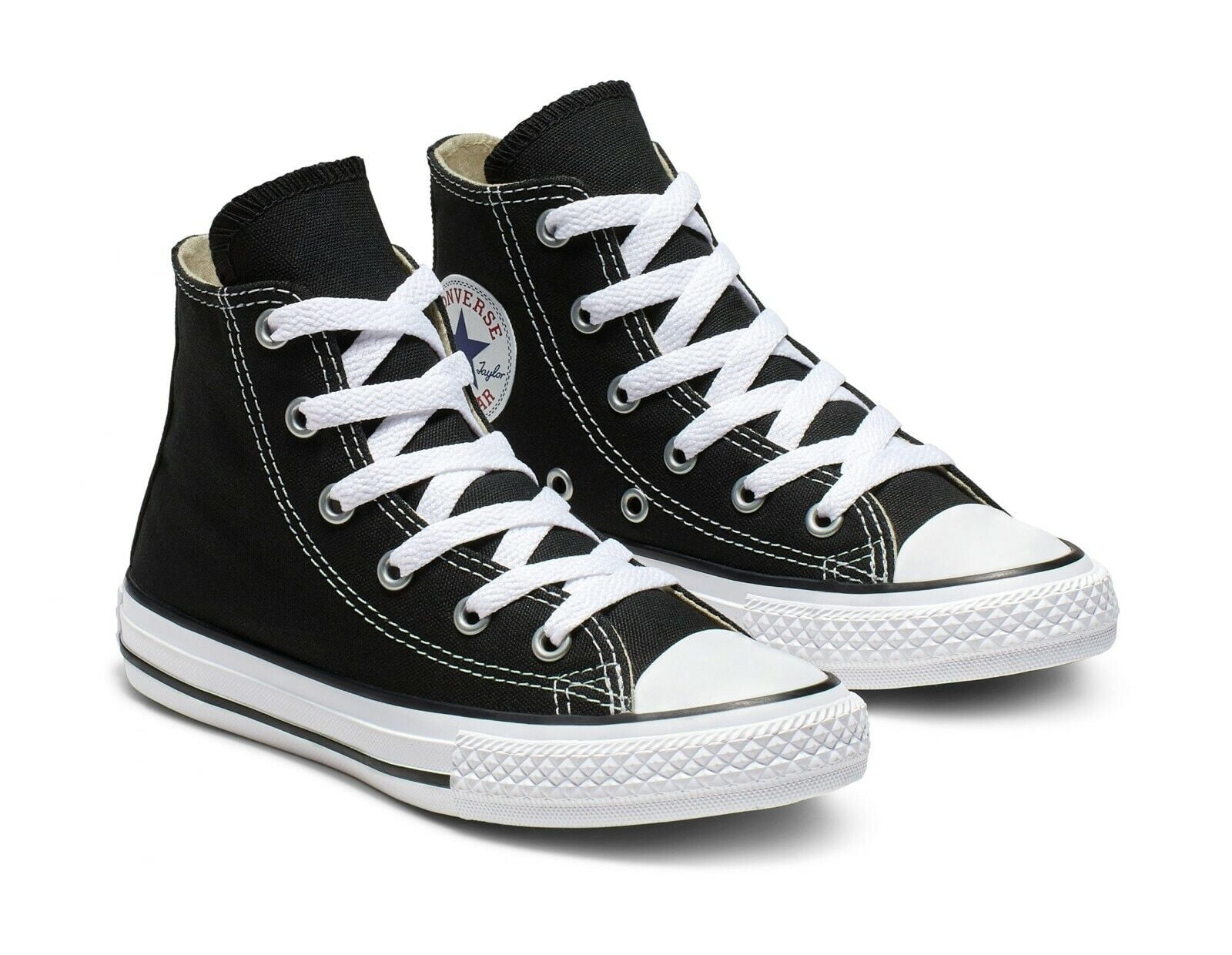 zuiden band bubbel Converse Chuck Taylor All Star Classic 3J231C Kids Black Sneaker Shoes  AMRS573 (12.5) - Walmart.com
