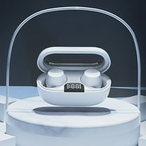 Earbuds Wireless, Hwkond Wireless Bluetooth Earphones, Intelligent Digital Display, Mini Lightweight Earphones, White, Up to 60% Off