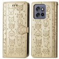 thumbnail image 1 of Funda Cartera FOXDOCK para Motorola Edge 50 Neo , Flip PU con Relieve de Gatos y Perros, Tarjetero y Soporte, 1 of 6