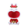 thumbnail image 1 of PENGXIANG Resin Bunny Statue Storage Box Candy&Key Storage Bowl Holder For Home Living Room Table Decor, 1 of 14