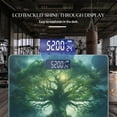 thumbnail image 3 of Digital Bathroom Scale with Large LCD Display,High Capacity Scale 400 lbs High Precision body fat scale-Colossal Tree Of Life With Roots That Reach Into The Depths Below, 3 of 4