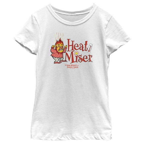 Girl's The Year Without a Santa Claus Heat Miser Graphic Tee White X Small