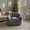 Dark Gray, variant on Homy Casa Plush Bean Bag Sofa Chair – Cozy Reading Nook Accent for Living Room & Bedroom, White