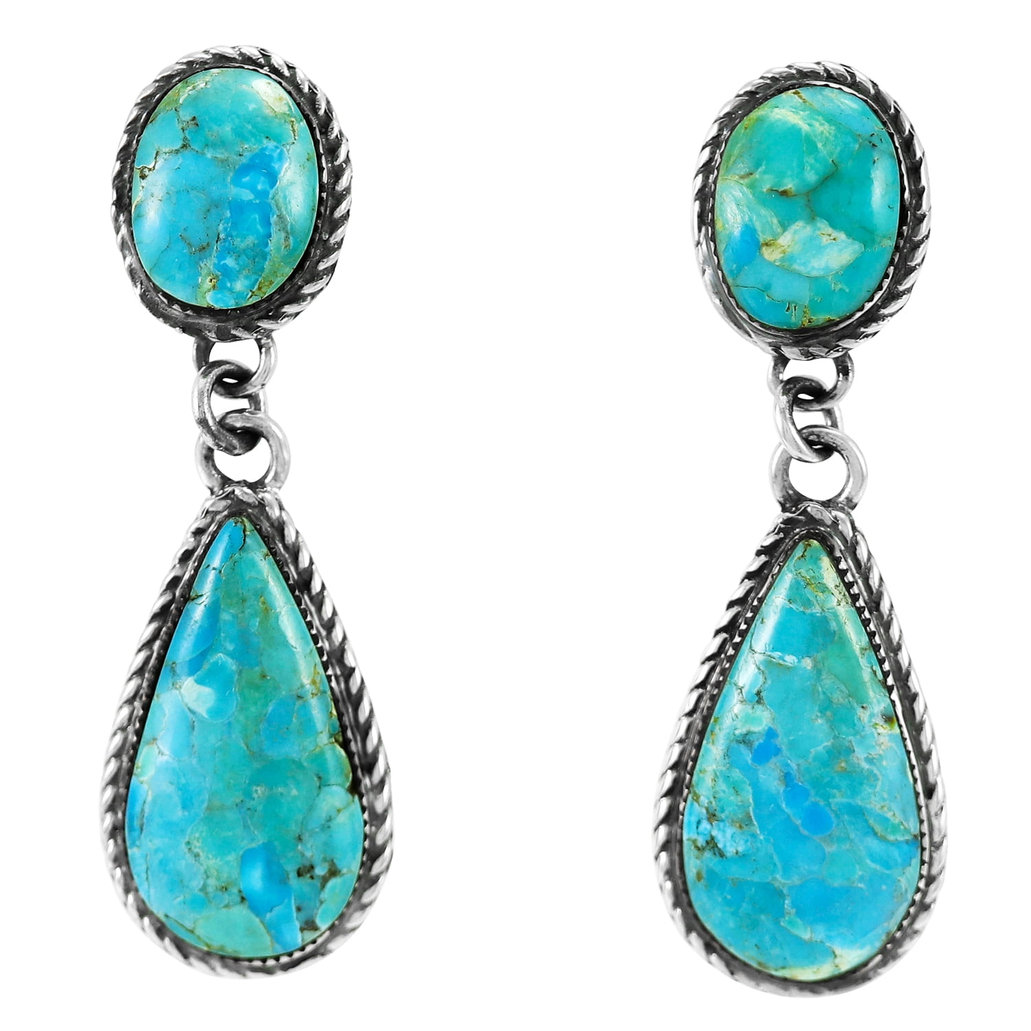 Turquoise Jewelry Earrings for Women Sterling Silver 925 | Turquoise ...