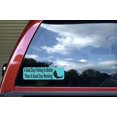 thumbnail image 5 of 10in x 3in A Bad Day Fishing Bumper Sticker Vinyl Decal Window Stickers Ski Decals, 5 of 6