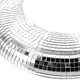 thumbnail image 4 of Disco Ball Moon Shape Hanging Mirror Ball with Chain Bar Ktv Dj Club Stage Birthday Party Disco Ball, 4 of 5